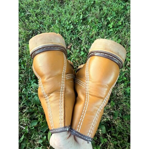 Men's Leather Mock-toe Boot Size 10 - Picture 6 of 8